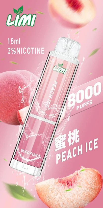 LIMI 8000拋棄式主機 15ml 儲油量續航天花板 3% 尼古丁鹽順滑擊喉 吸氣感應發光燈條 可充電式設計 台灣現貨秒發不用等:圖片 13